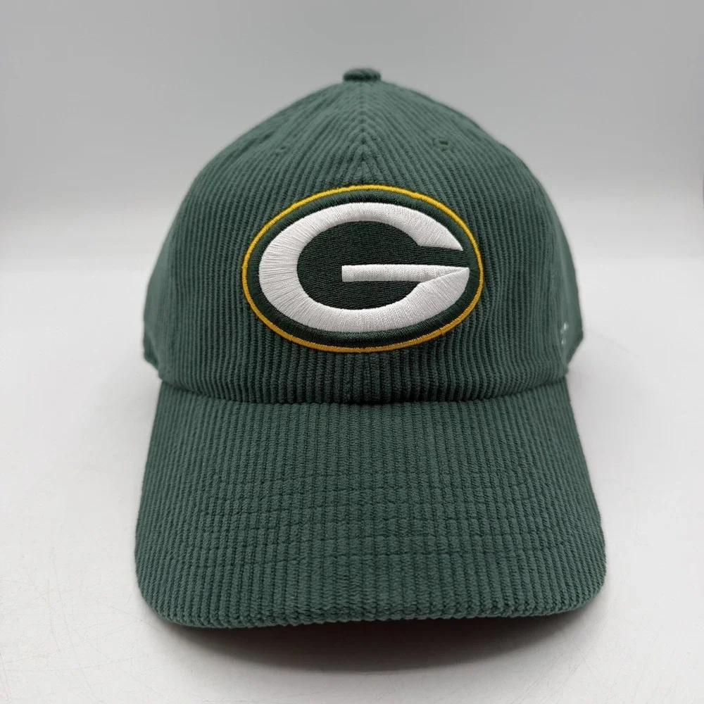 '47 Brand Clean Up Green Bay Packers Hat Cap Strapback Corduroy Adjustable NFL‎